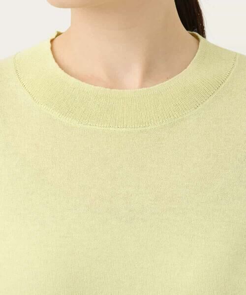 MK MICHEL KLEIN / エムケーミッシェルクラン ニット・セーター | モックネックニットプルオーバー/洗える | 詳細10