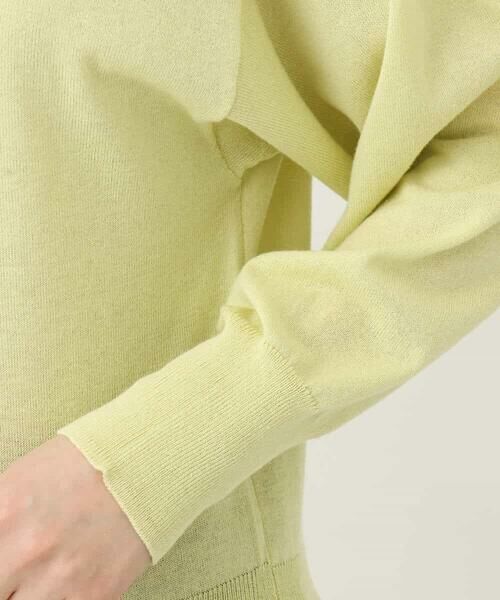 MK MICHEL KLEIN / エムケーミッシェルクラン ニット・セーター | モックネックニットプルオーバー/洗える | 詳細11