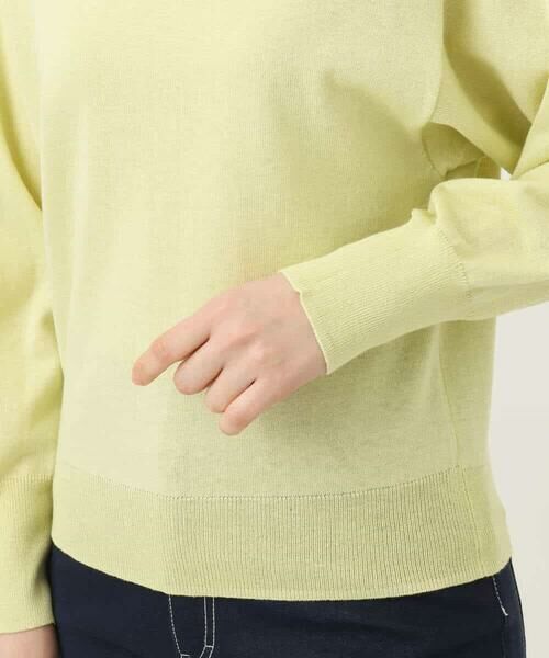 MK MICHEL KLEIN / エムケーミッシェルクラン ニット・セーター | モックネックニットプルオーバー/洗える | 詳細12