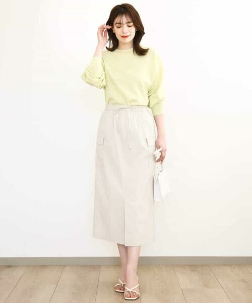 MK MICHEL KLEIN / エムケーミッシェルクラン ニット・セーター | モックネックニットプルオーバー/洗える | 詳細2