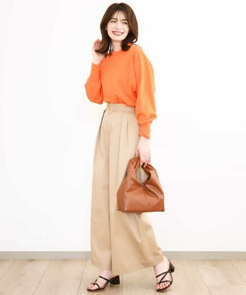 MK MICHEL KLEIN / エムケーミッシェルクラン ニット・セーター | モックネックニットプルオーバー/洗える | 詳細26