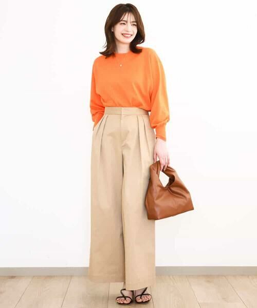 MK MICHEL KLEIN / エムケーミッシェルクラン ニット・セーター | モックネックニットプルオーバー/洗える | 詳細27