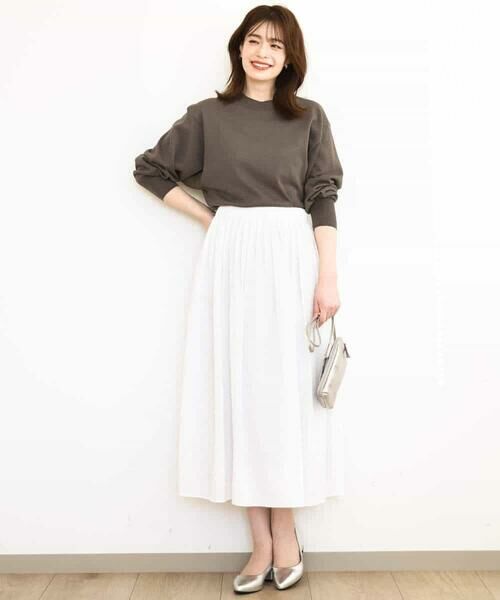 MK MICHEL KLEIN / エムケーミッシェルクラン ニット・セーター | モックネックニットプルオーバー/洗える | 詳細30