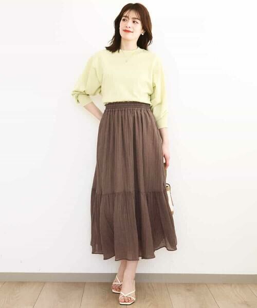 MK MICHEL KLEIN / エムケーミッシェルクラン ニット・セーター | モックネックニットプルオーバー/洗える | 詳細5