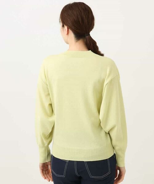 MK MICHEL KLEIN / エムケーミッシェルクラン ニット・セーター | モックネックニットプルオーバー/洗える | 詳細9