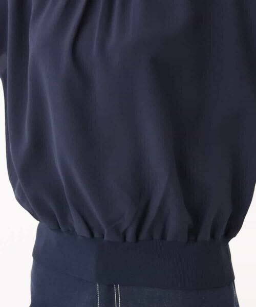 MK MICHEL KLEIN / エムケーミッシェルクラン シャツ・ブラウス | ストレッチデシンフレンチスリーブブラウス/接触冷感/UVカット/洗える | 詳細14