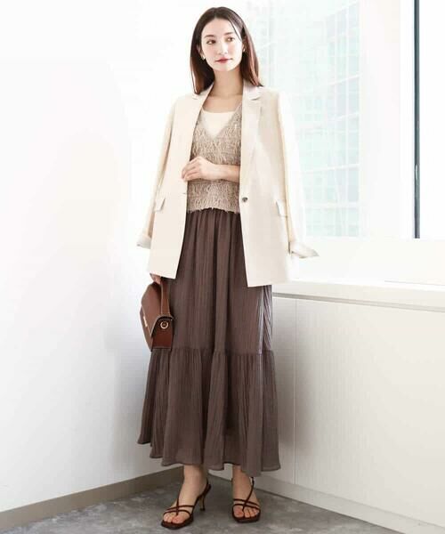 MK MICHEL KLEIN / エムケーミッシェルクラン ニット・セーター | ループフリンジニットベスト/洗える | 詳細12