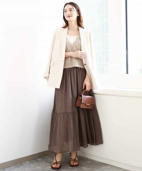 MK MICHEL KLEIN / エムケーミッシェルクラン ニット・セーター | ループフリンジニットベスト/洗える | 詳細13