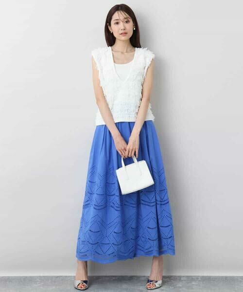 MK MICHEL KLEIN / エムケーミッシェルクラン ニット・セーター | ループフリンジニットベスト/洗える | 詳細15