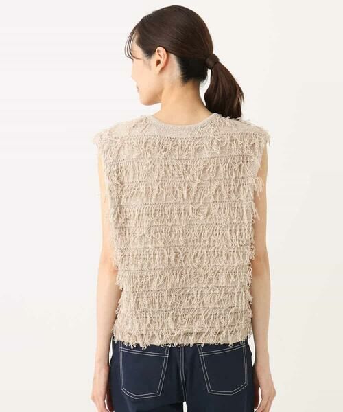 MK MICHEL KLEIN / エムケーミッシェルクラン ニット・セーター | ループフリンジニットベスト/洗える | 詳細23