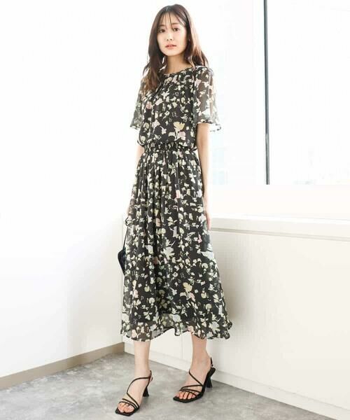 タグ付きフラワティアードシフォンスカート38花柄M'SGRACYエムズグレイシー M'S GRACY 2024 Summer Collection | msgracy