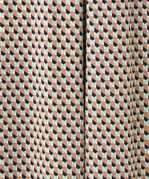 MK MICHEL KLEIN / エムケーミッシェルクラン ロング・マキシ丈スカート | 幾何柄ジャージータックスカート/洗える | 詳細30