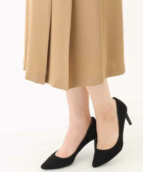 MK MICHEL KLEIN / エムケーミッシェルクラン ロング・マキシ丈スカート | ベルト付きタックプリーツスカート/洗える | 詳細22