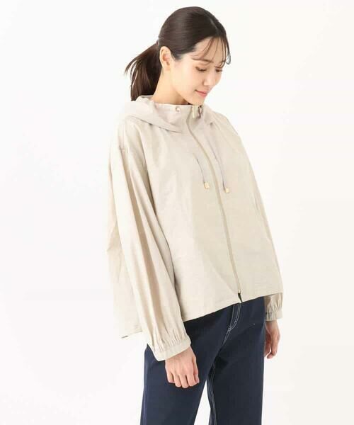 MK MICHEL KLEIN / エムケーミッシェルクラン その他アウター | フーデットライトブルゾン/洗える | 詳細13