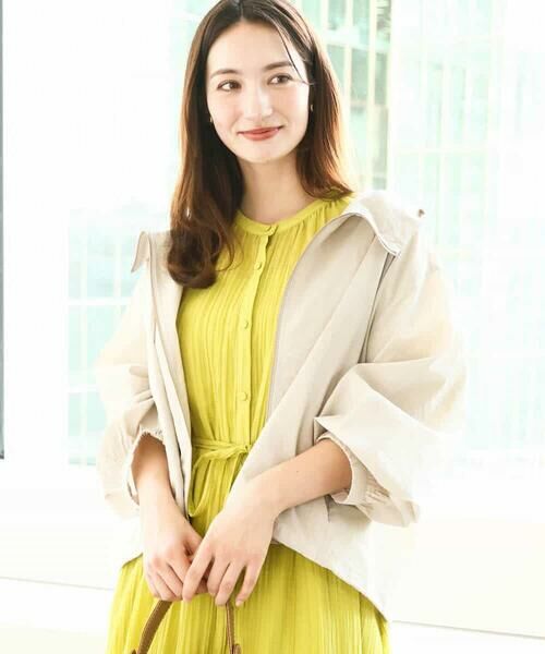 MK MICHEL KLEIN / エムケーミッシェルクラン その他アウター | フーデットライトブルゾン/洗える | 詳細3