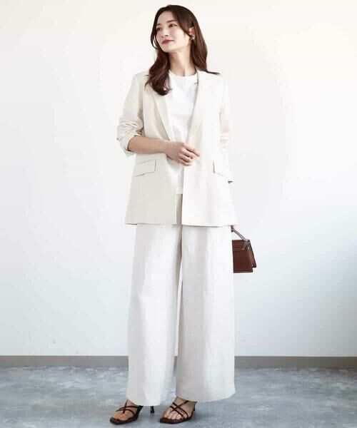 MK MICHEL KLEIN / エムケーミッシェルクラン カットソー | 刺繍ロゴTシャツ/接触冷感/UVカット/洗える | 詳細16