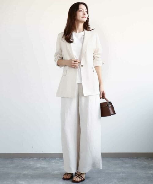 MK MICHEL KLEIN / エムケーミッシェルクラン カットソー | 刺繍ロゴTシャツ/接触冷感/UVカット/洗える | 詳細17