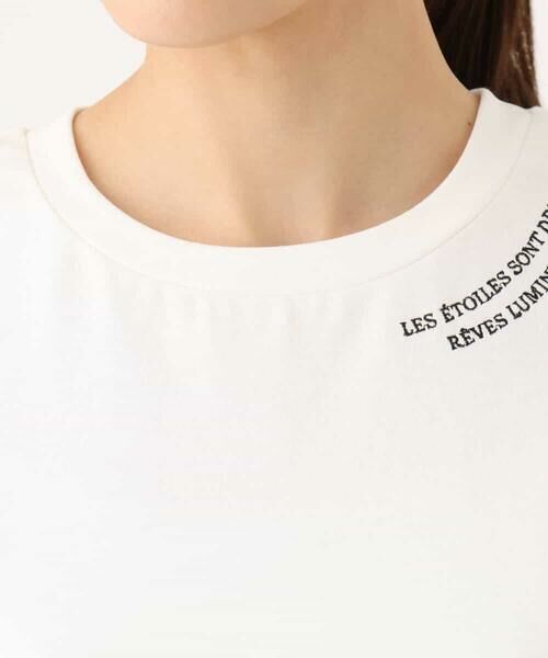 MK MICHEL KLEIN / エムケーミッシェルクラン カットソー | 刺繍ロゴTシャツ/接触冷感/UVカット/洗える | 詳細30