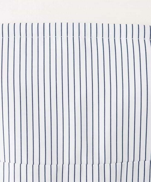 MK MICHEL KLEIN / エムケーミッシェルクラン カットソー | ビスチェレイヤード風フレアーTシャツ(ストライプ)/洗える | 詳細17