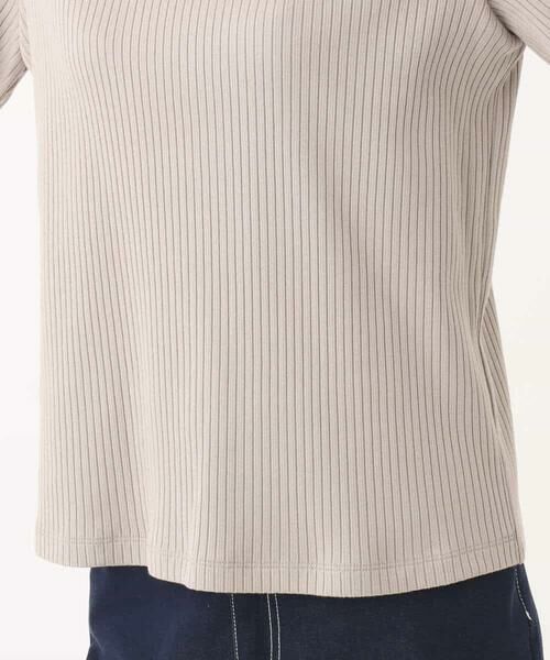 MK MICHEL KLEIN / エムケーミッシェルクラン カットソー | ワイドテレコリブカットソー/洗える | 詳細26