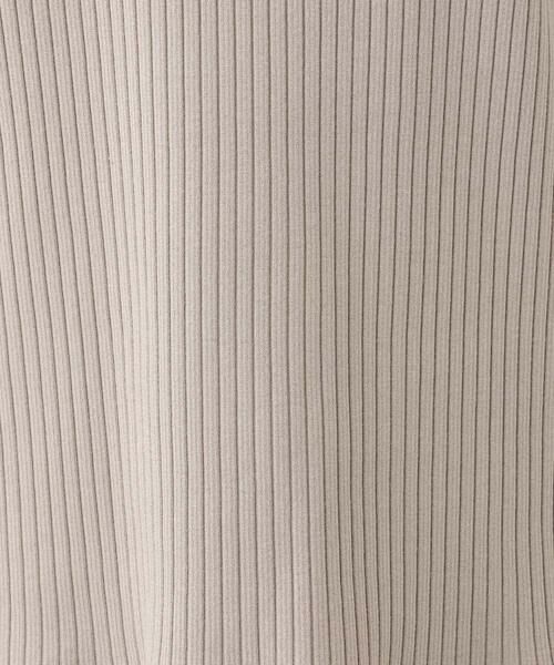 MK MICHEL KLEIN / エムケーミッシェルクラン カットソー | ワイドテレコリブカットソー/洗える | 詳細27