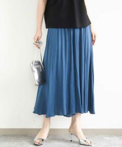 MK MICHEL KLEIN / エムケーミッシェルクラン その他パンツ | サテンガウチョパンツ/接触冷感/洗える