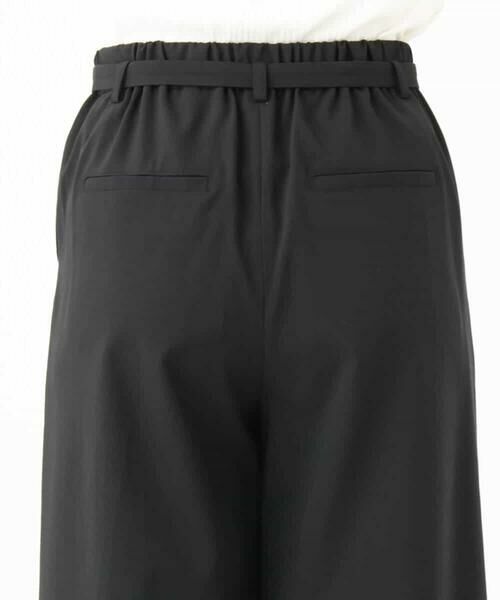 MK MICHEL KLEIN / エムケーミッシェルクラン その他パンツ | リネンライクストレートワイドパンツ/洗える | 詳細27