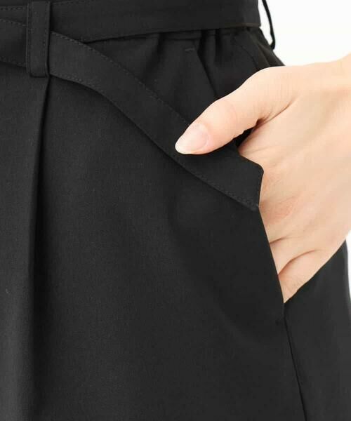 MK MICHEL KLEIN / エムケーミッシェルクラン その他パンツ | リネンライクストレートワイドパンツ/洗える | 詳細28