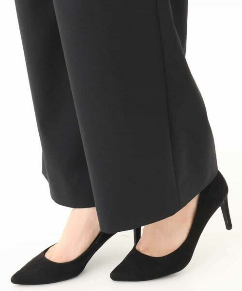 MK MICHEL KLEIN / エムケーミッシェルクラン その他パンツ | リネンライクストレートワイドパンツ/洗える | 詳細29