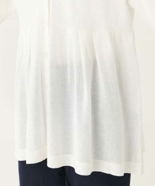 MK MICHEL KLEIN / エムケーミッシェルクラン カーディガン・ボレロ | ペプラムデザインVネックニットカーディガン/接触冷感/UVカット/洗える | 詳細27