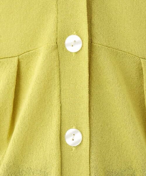 MK MICHEL KLEIN / エムケーミッシェルクラン カーディガン・ボレロ | ペプラムデザインVネックニットカーディガン/接触冷感/UVカット/洗える | 詳細30