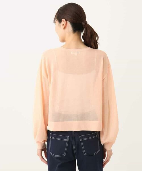 MK MICHEL KLEIN / エムケーミッシェルクラン カーディガン・ボレロ | ショート丈シアーニットカーディガン/接触冷感/洗える | 詳細16