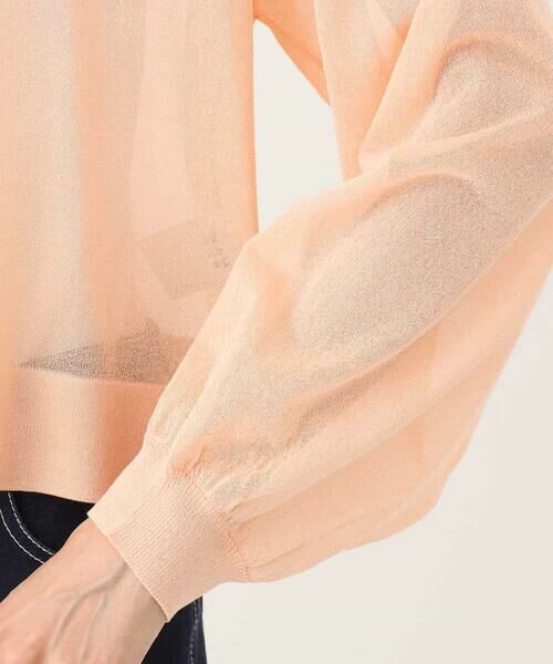 MK MICHEL KLEIN / エムケーミッシェルクラン カーディガン・ボレロ | ショート丈シアーニットカーディガン/接触冷感/洗える | 詳細18