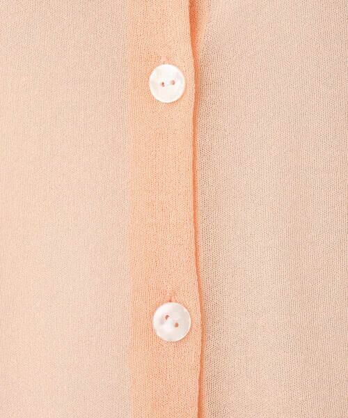 MK MICHEL KLEIN / エムケーミッシェルクラン カーディガン・ボレロ | ショート丈シアーニットカーディガン/接触冷感/洗える | 詳細20
