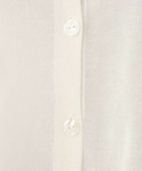 MK MICHEL KLEIN / エムケーミッシェルクラン カーディガン・ボレロ | ショート丈シアーニットカーディガン/接触冷感/洗える | 詳細22