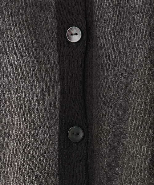 MK MICHEL KLEIN / エムケーミッシェルクラン カーディガン・ボレロ | ショート丈シアーニットカーディガン/接触冷感/洗える | 詳細24