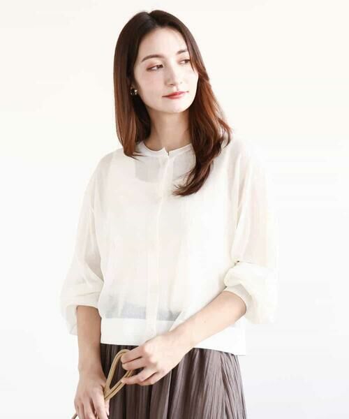 MK MICHEL KLEIN / エムケーミッシェルクラン カーディガン・ボレロ | ショート丈シアーニットカーディガン/接触冷感/洗える | 詳細29