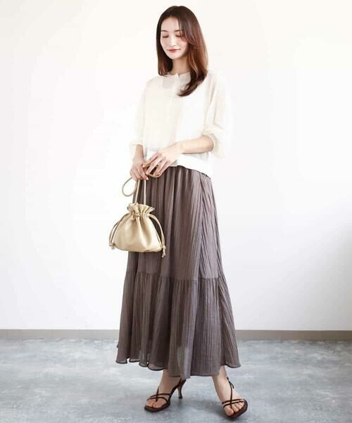 MK MICHEL KLEIN / エムケーミッシェルクラン カーディガン・ボレロ | ショート丈シアーニットカーディガン/接触冷感/洗える | 詳細3