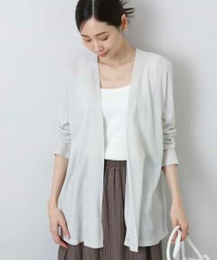 MK MICHEL KLEIN / エムケーミッシェルクラン カーディガン・ボレロ | 着流しカーディガン/接触冷感/洗える