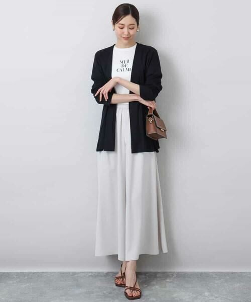 MK MICHEL KLEIN / エムケーミッシェルクラン カーディガン・ボレロ | 着流しカーディガン/接触冷感/洗える | 詳細4