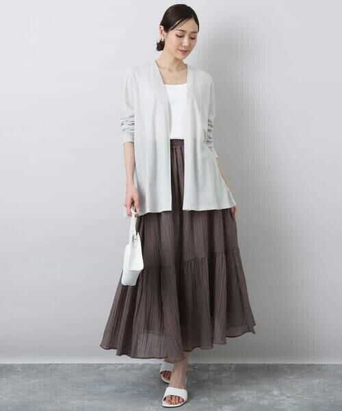 MK MICHEL KLEIN / エムケーミッシェルクラン カーディガン・ボレロ | 着流しカーディガン/接触冷感/洗える | 詳細6