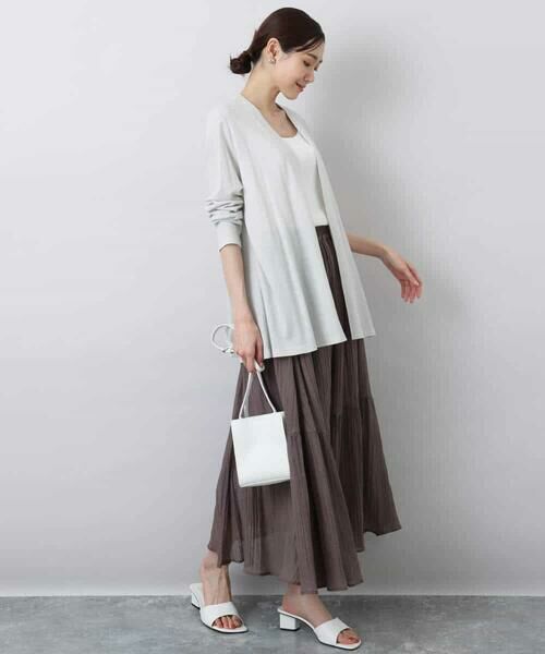 MK MICHEL KLEIN / エムケーミッシェルクラン カーディガン・ボレロ | 着流しカーディガン/接触冷感/洗える | 詳細8