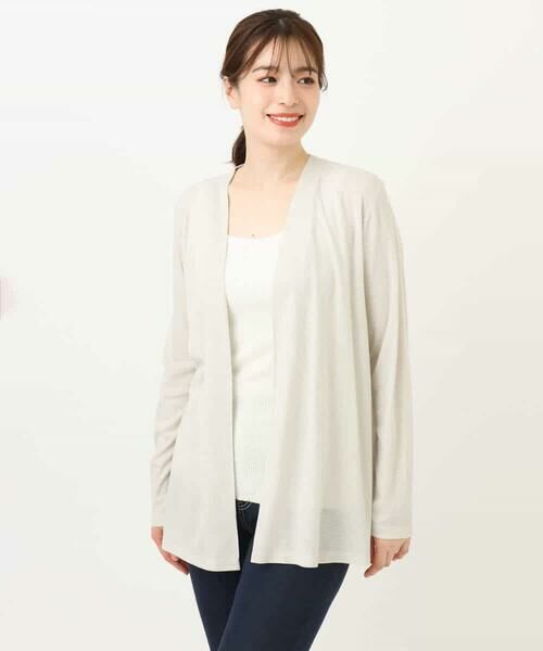 MK MICHEL KLEIN / エムケーミッシェルクラン カーディガン・ボレロ | 着流しカーディガン/接触冷感/洗える | 詳細9