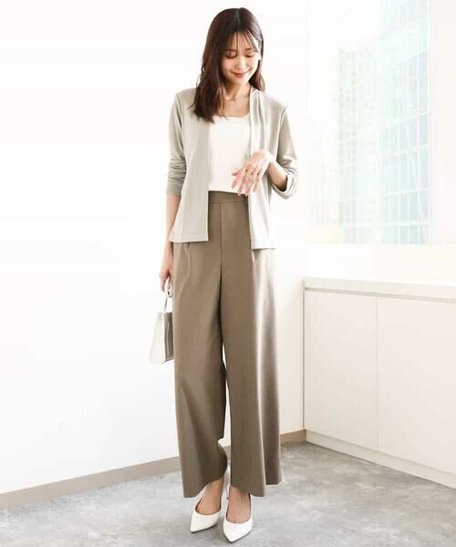 MK MICHEL KLEIN / エムケーミッシェルクラン カーディガン・ボレロ | ショート丈カーディガン/接触冷感/UVカット/洗える | 詳細12