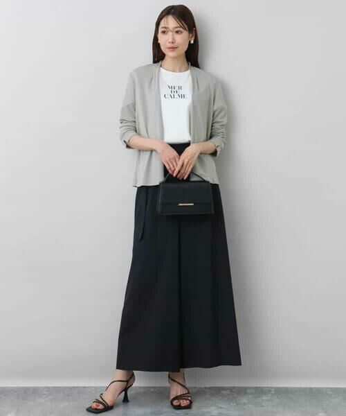 MK MICHEL KLEIN / エムケーミッシェルクラン カーディガン・ボレロ | ショート丈カーディガン/接触冷感/UVカット/洗える | 詳細14