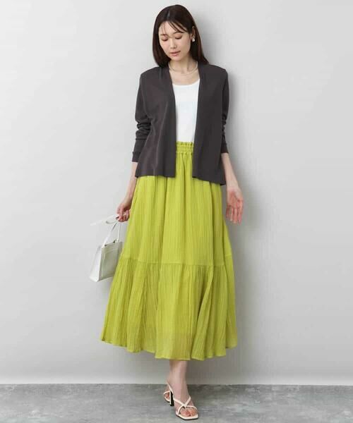 MK MICHEL KLEIN / エムケーミッシェルクラン カーディガン・ボレロ | ショート丈カーディガン/接触冷感/UVカット/洗える | 詳細16