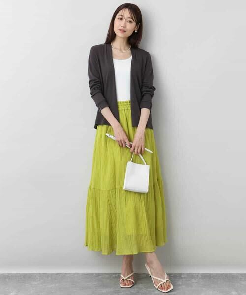 MK MICHEL KLEIN / エムケーミッシェルクラン カーディガン・ボレロ | ショート丈カーディガン/接触冷感/UVカット/洗える | 詳細17