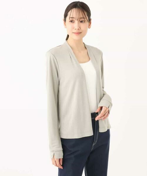MK MICHEL KLEIN / エムケーミッシェルクラン カーディガン・ボレロ | ショート丈カーディガン/接触冷感/UVカット/洗える | 詳細20