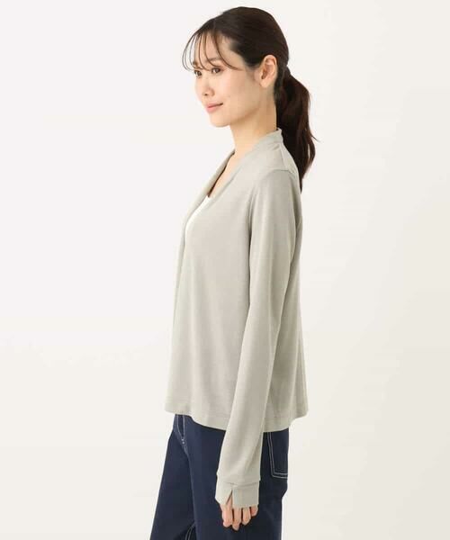 MK MICHEL KLEIN / エムケーミッシェルクラン カーディガン・ボレロ | ショート丈カーディガン/接触冷感/UVカット/洗える | 詳細21