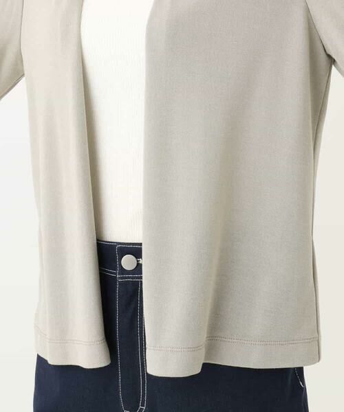 MK MICHEL KLEIN / エムケーミッシェルクラン カーディガン・ボレロ | ショート丈カーディガン/接触冷感/UVカット/洗える | 詳細25